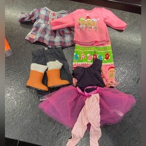 Colorful Kids Doll Clothing Set